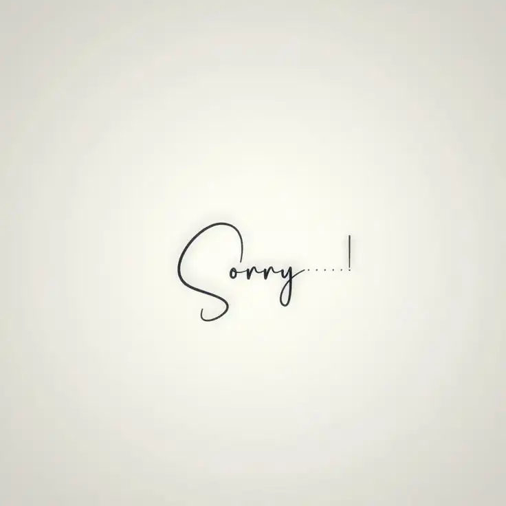 sorry emoji dp